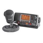 Radio marine VHF avec GPS de 25 watts Cobra avec support fixe, noire