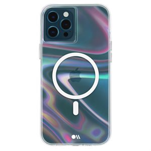 Case-Mate Soap Bubble Case for iPhone 12 / 12 Pro with MagSafe - Iridescent