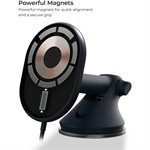 Support magnétique sans fil pour tableau de bord et pare-brise iOttie Velox compatible MagSafe