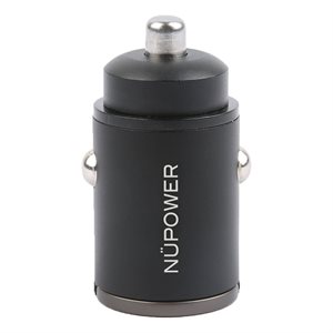 NuPower PD30W Car Charger Black
