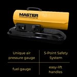  Chauffrette Master de 80 000 BTU à air pulsé au kérosène / diesel avec thermostat - Batterie non incluse